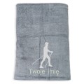 Prezent nordic walking mężczyzna ręcznik szybkoschnący z haftem IMIĘ