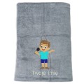 Prezent dla wokalisty dziecka ręcznik szybkoschnący z haftem IMIĘ