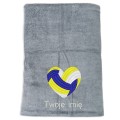 Prezent dla fana siatkówki ręcznik szybkoschnący z haftem IMIĘ