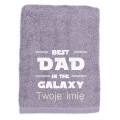 Prezent dla taty DAD galaxy ręcznik bawełniany z haftem IMIĘ