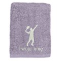 Prezent dla tenisisty ręcznik bawełniany z haftem IMIĘ