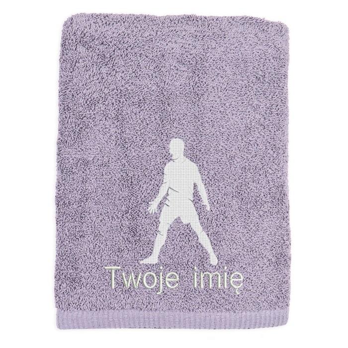 Prezent dla piłkarza ręcznik bawełniany z haftem IMIĘ