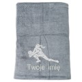 Prezent dla siatkarki ręcznik szybkoschnący z haftem IMIĘ
