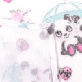 Pielucha flanelowa misie panda