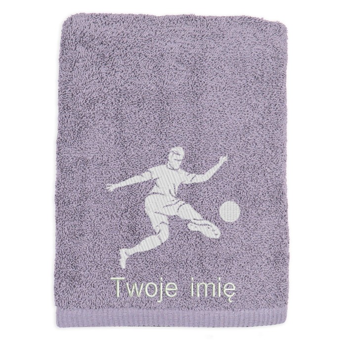 Prezent dla piłkarza ręcznik bawełniany z haftem IMIĘ