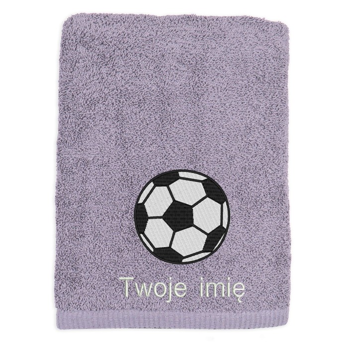 Prezent dla piłkarza ręcznik bawełniany z haftem IMIĘ