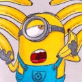 Ręcznik Minionki banana 30x50 cm