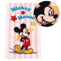 Ręcznik Mickey pasy 30x50 cm z haftem imiennym