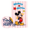 Ręcznik Mickey pasy 30x50 cm z haftem imiennym
