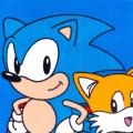 Ręcznik Sonic blue 30x50 cm z haftem imiennym