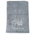 Prezent na Wieczór Panieński ręcznik szybkoschnący z haftem IMIĘ