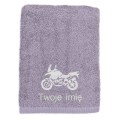 Ręcznik bawełniany dla motocyklisty haft ADV + imię
