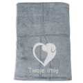 Prezent dla miłośnika psów ręcznik szybkoschnący z haftem IMIĘ