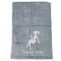 Prezent dla damy miłośniczki wina ręcznik szybkoschnący z haftem IMIĘ
