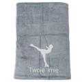 Prezent dla łyżwiarki ręcznik szybkoschnący z haftem IMIĘ