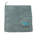 Ręcznik 30x30 cm do przedszkola z samolotem i imieniem Marcel