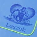 Prezent dla pływaka triathlonisty ręcznik szybkoschnący z grawerem