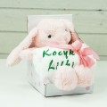 Prezent maskotka + koc króliczek + haft imię