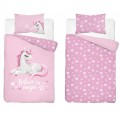 Pościel 100x135 cm jednorożec magic