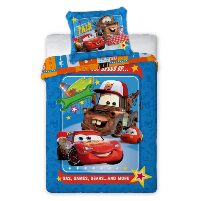 Pościel Cars 100x135 cm fair