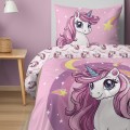 Pościel Jednorożec 140x200 cm Unicorn Time