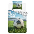 Pościel Piłka nożna 140x200 cm Never Give up
