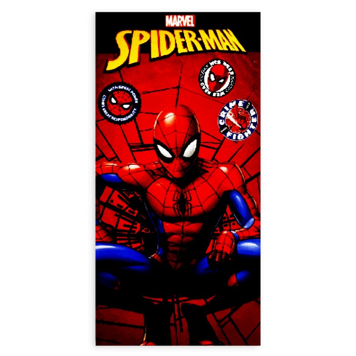 Ręcznik kąpielowy Spiderman 70x140 cm Red