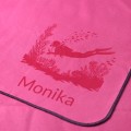Prezent dla pani nurek ręcznik szybkoschnący z grawerem
