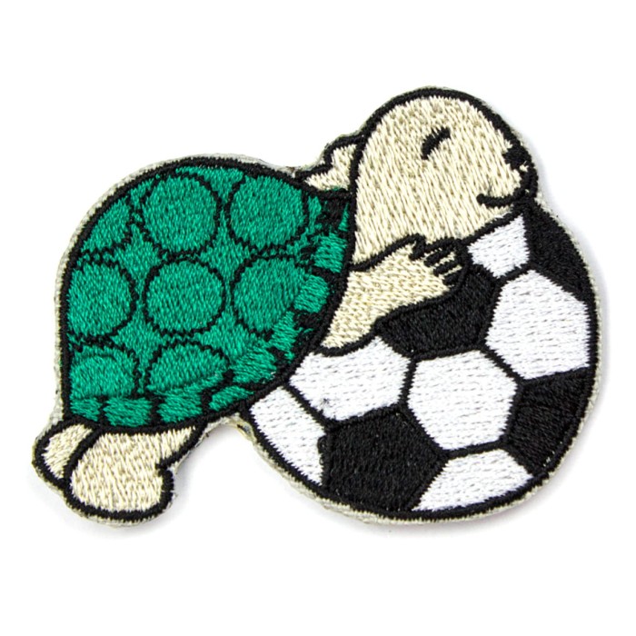 NASZYWKA naprasowanka termo żółw