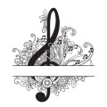 Prezent dla muzyka wielbiciela muzyki ręcznik szybkoschnący z grawerem
