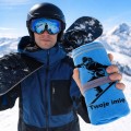 Ręcznik szybkoschnący z grawerem dla snowboardzisty
