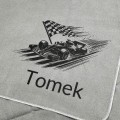 Ręcznik szybkoschnący z grawerem dla fana F1 Formuły 1 WYBÓR WZORÓW