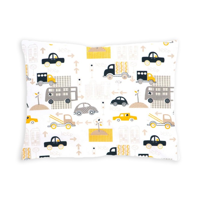 POSZEWKA  40x60 cm auta beep żółte