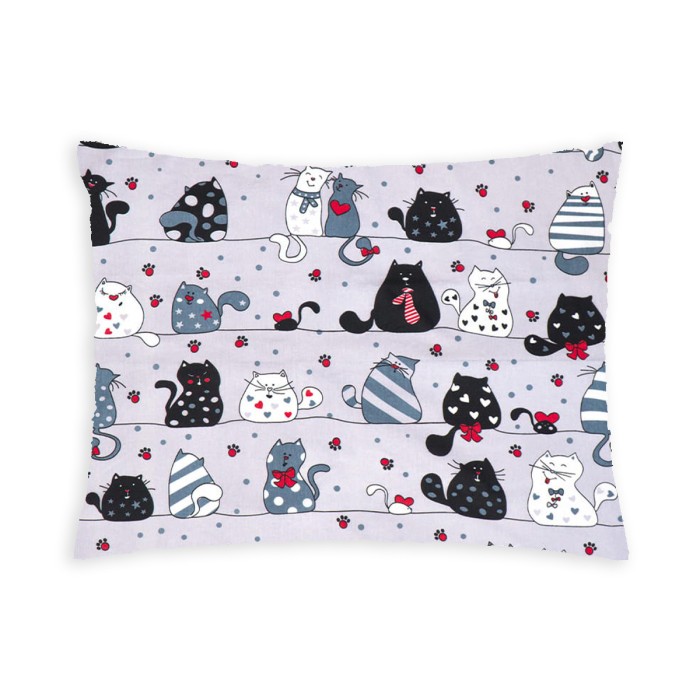 Poszewka koty łapki 50x70 cm