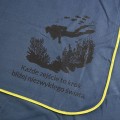 Ręcznik szybkoschnący z grawerem dla nurka pani nurek WYBÓR WZORÓW