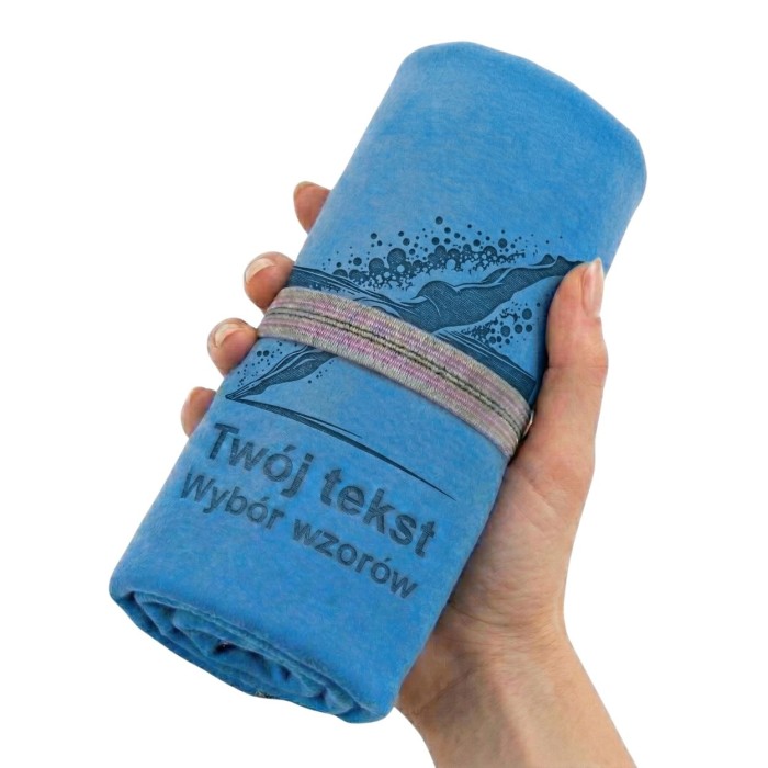 Prezent dla pływaka personalizowany ręcznik szybkoschnący