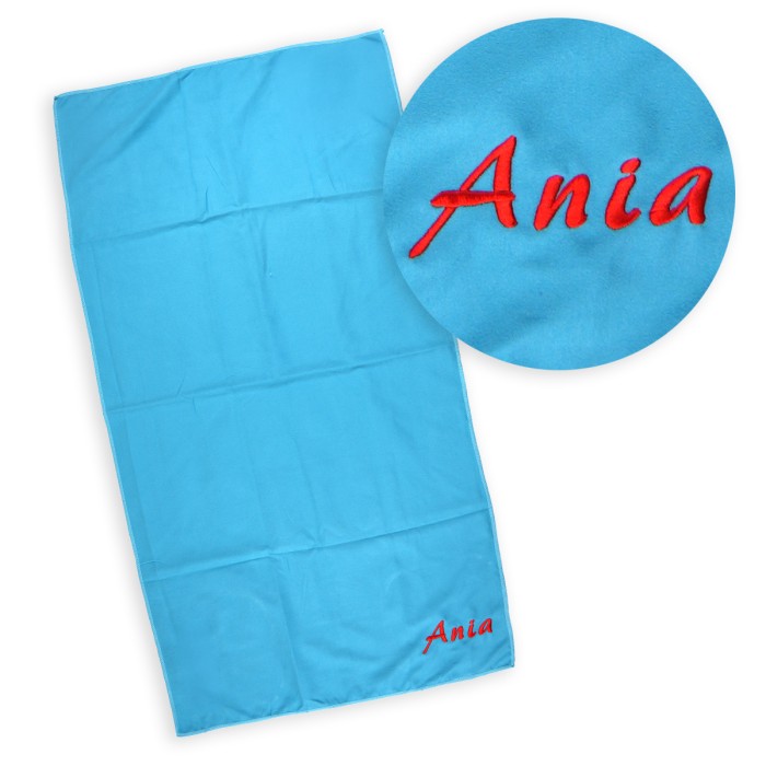 Ręcznik Szybkoschnący 50x90 cm z Personalizowanym Haftem – Imię, Ksywka