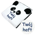 Prezent - Koc SOFT Panda ANIMAL 80x90 cm + imię