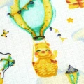 Pielucha tetrowa misie balony