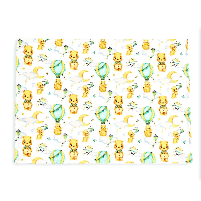 Pielucha tetrowa misie balony