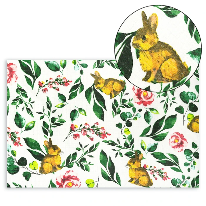 Pielucha tetrowa królik