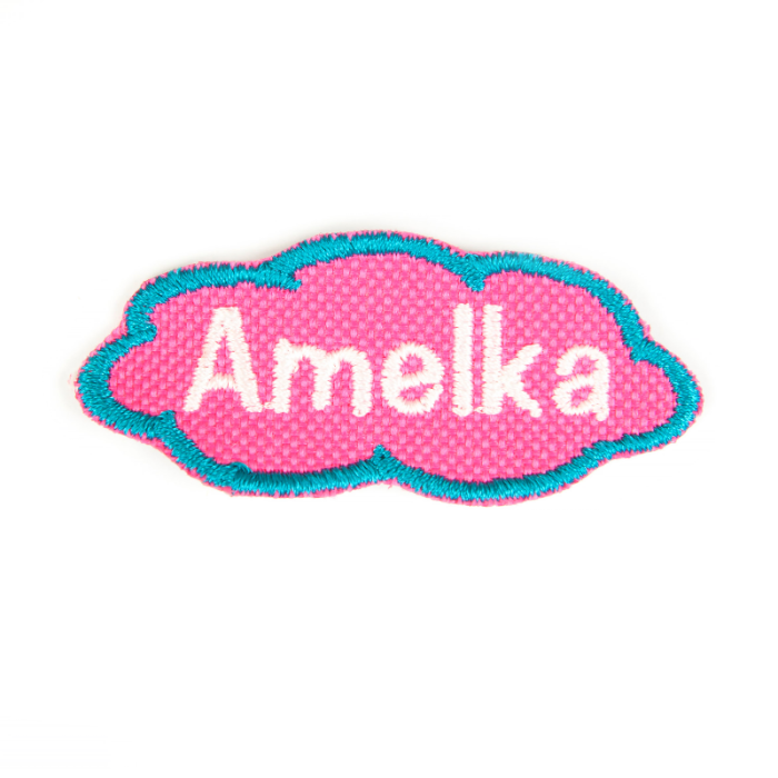 NASZYWKA naprasowanka imię chmurka