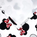 Pielucha flanelowa z ceratką  myszka biała