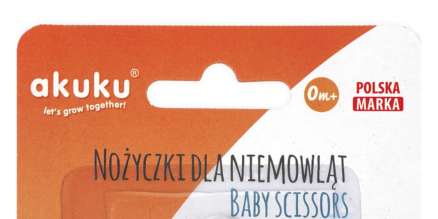 Nożyczki dla niemowląt AKUKU A0418
