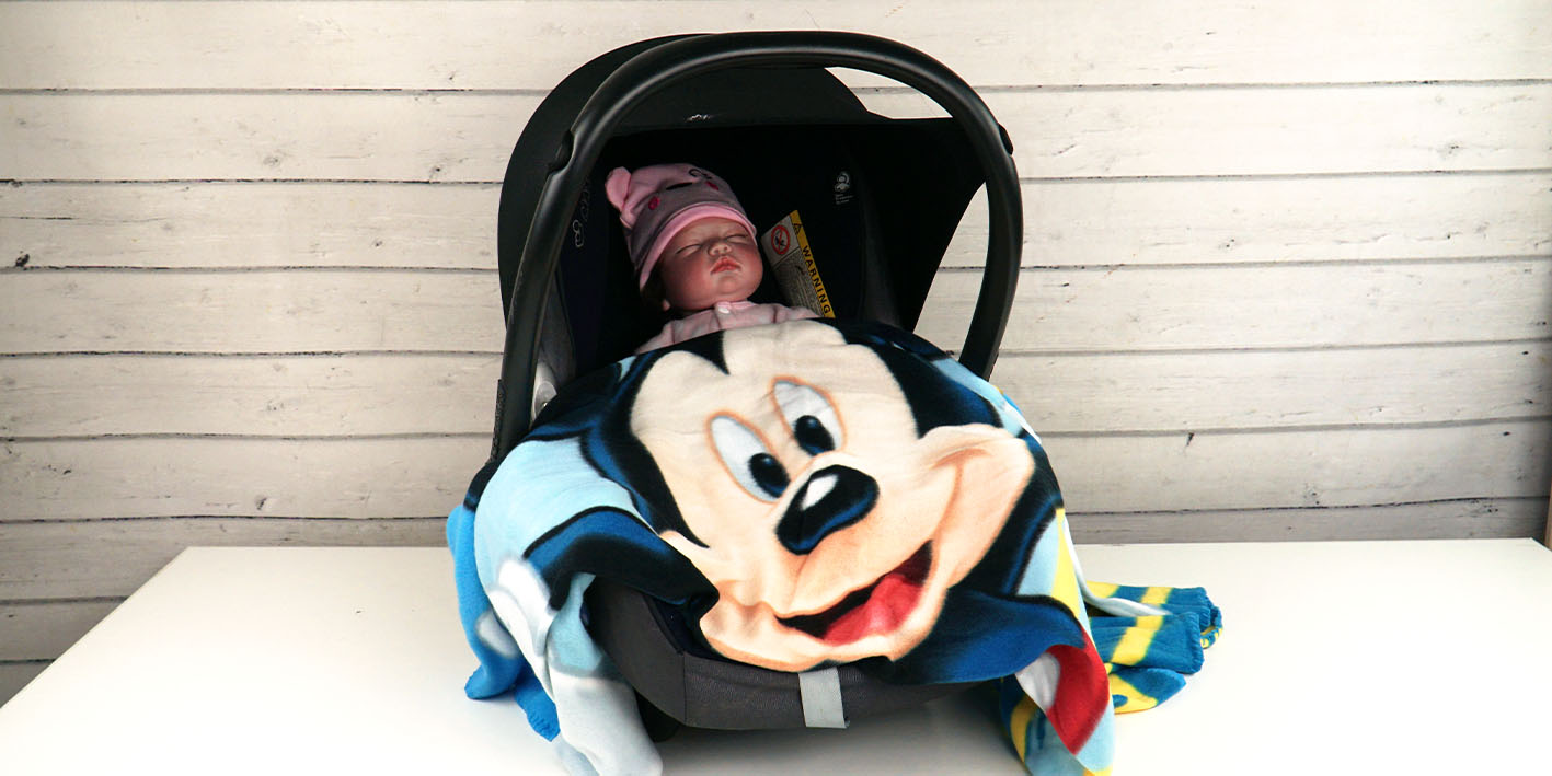 koc polarowy myszka mickey 