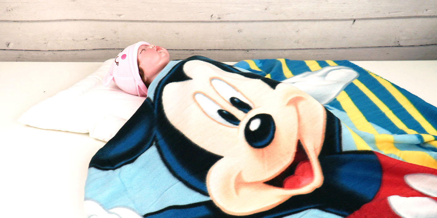 koc polarowy myszka mickey 
