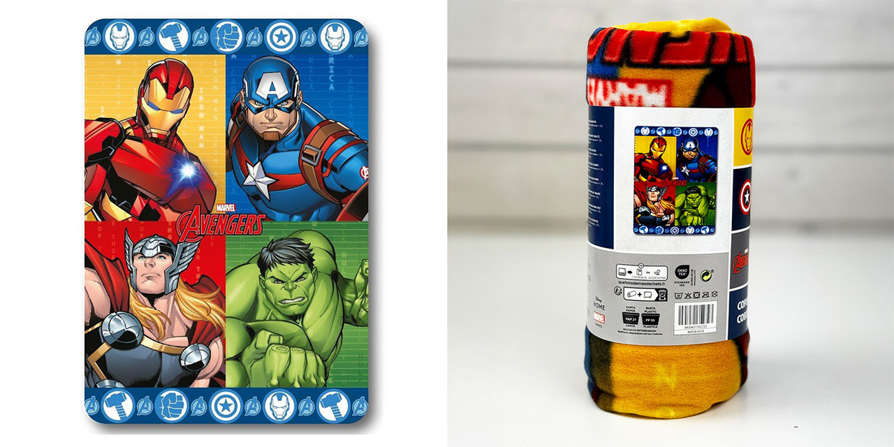 Koc polarowy avengers