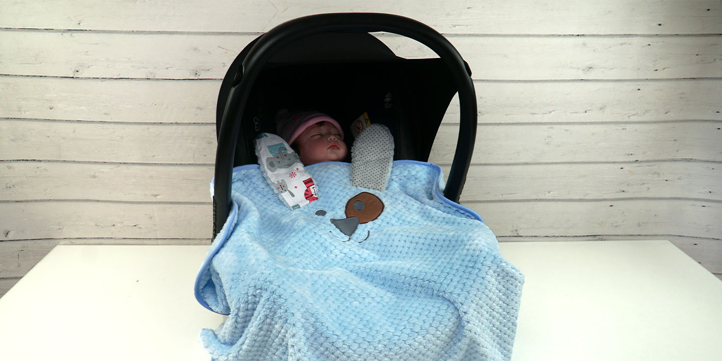 Koc soft do wózka kołyski polski