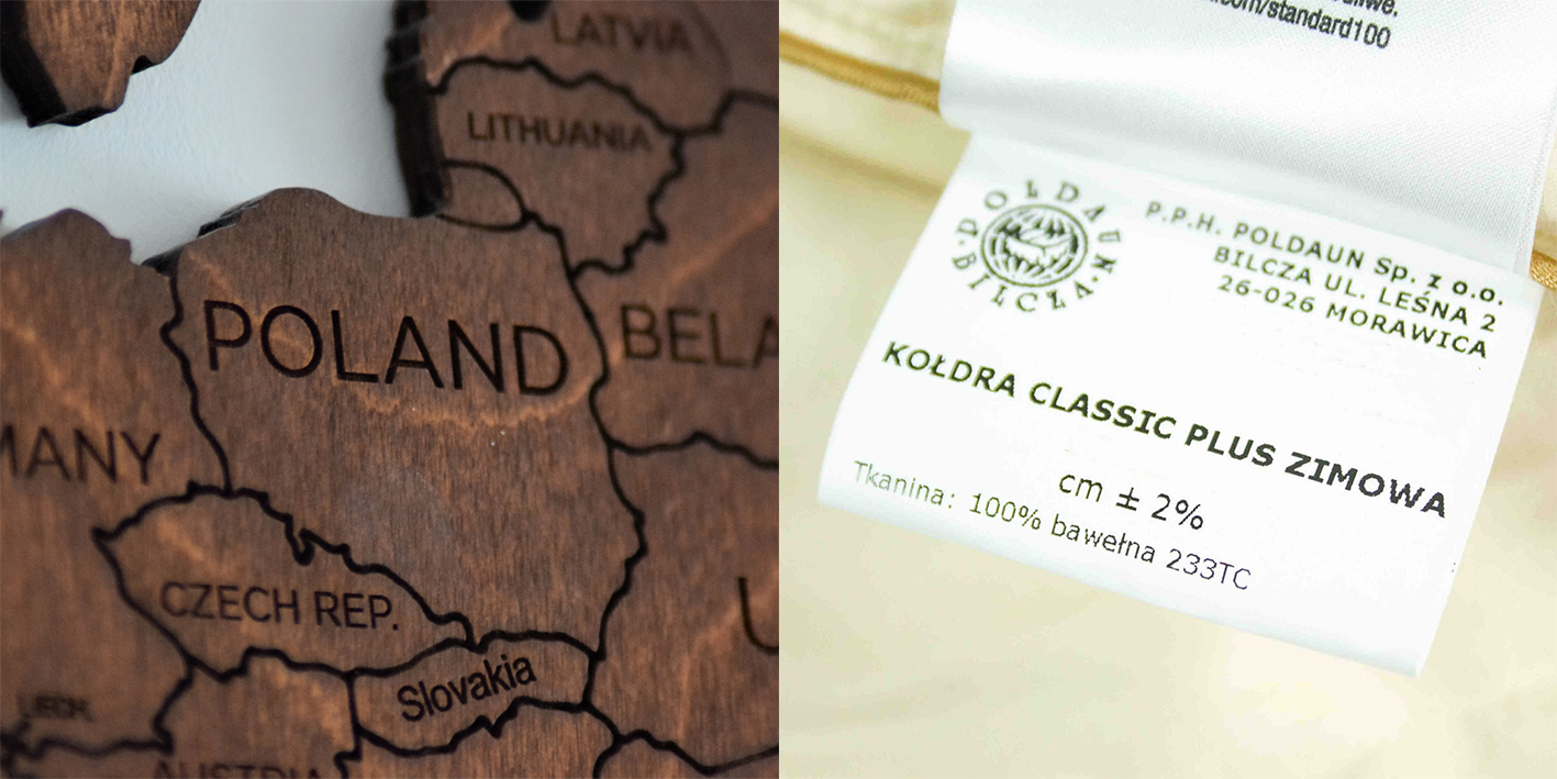 Kołdra puchowa zimowa poldaun classic plus