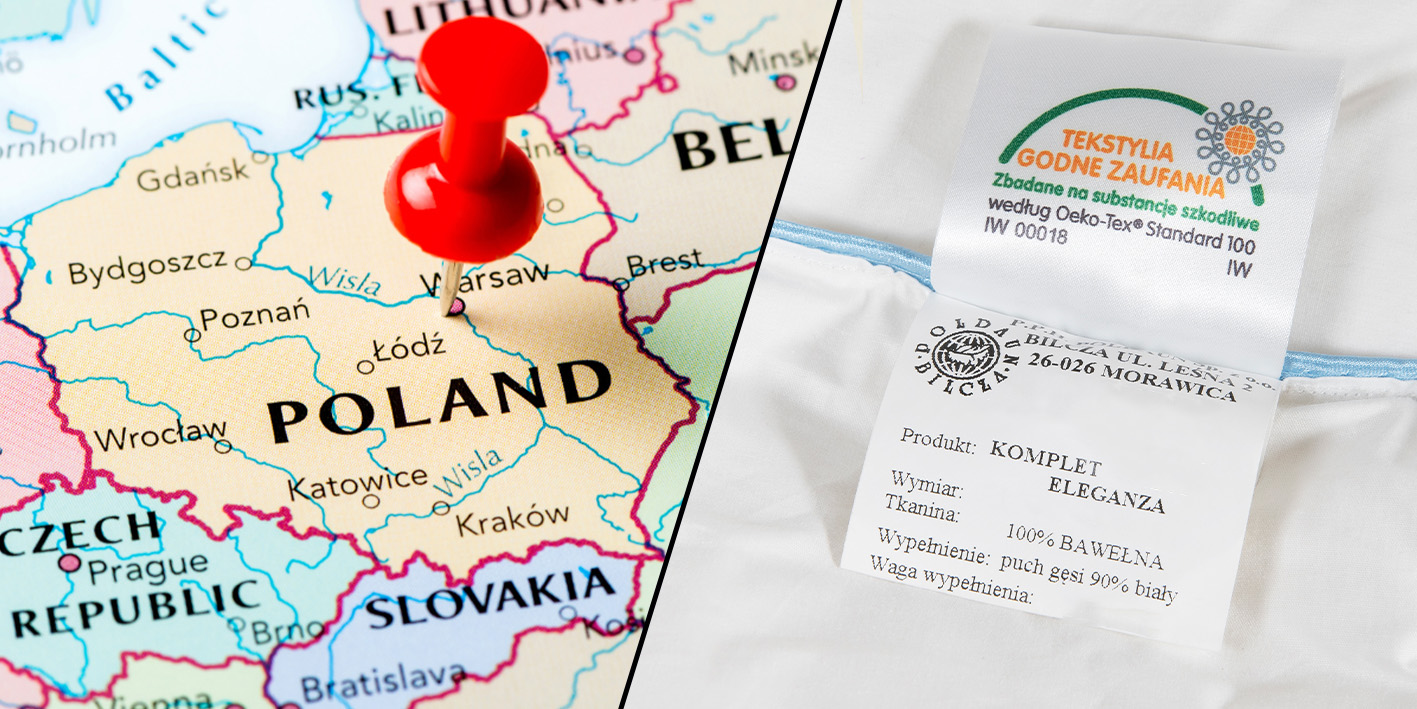 Kołdra puchowa zimowa poldaun eleganza